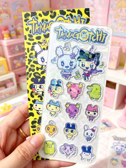 Hình dán Kawaii, hình dán 3D nổi với thiết kế thú cưng hoạt hình, hình dán nhân vật dễ thương dành cho trẻ em, đồ thủ công DIY, sổ lưu niệm, nhật ký, trang trí ốp điện thoại và bình nước.