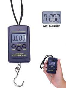 [Bestselling Product] Portable Pocket Scale With Large Capacity (50kg), Handheld Electronic Scale, High-Strength Hook, Easy-To-Store Hanging Strap, High-Definition Display, Multiple Unit Switching. Powered By 2 AAA Batteries (Batteries Not Included). - Portable electronic scales - View 2