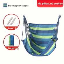 1Pc Oversized Hammock Swing Chair For Outdoor Patio, Garden & Balcony, Large Comfortable Hanging Chair With Anti-Rollover Design, Sturdy Frame, All-Weather Durable Textile Fabric, Portable Hanging Seat For Leisure, Reading Nook, Camping, And Relaxation - Multicolor - View 13