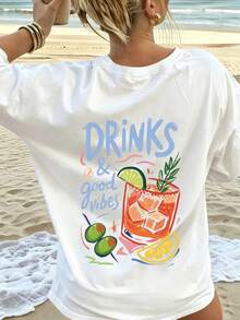 Plus Size T-Shirts - White - View 2