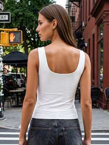 Women Tank Tops & Camis - White - View 6