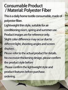 1pc Matcha Green Bubble Fleece Rolled Edge Soft & Skin-Friendly Blanket, Suitable For Bedroom, Guest Room, Polyester Lightweight Daily Use, Breathable Thin Air Conditioning Quilt - Pastel Green - View 5