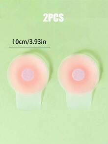 10 miếng dán núm vú silicon vô hình - Miếng dán ngực gợi cảm, có thể giặt được, chống chói và nâng ngực, giảm độ tương phản liền mạch cho vẻ ngoài mịn màng hơn, miếng che núm vú silicon (2/10 miếng) - Nhiều màu - Xem 16