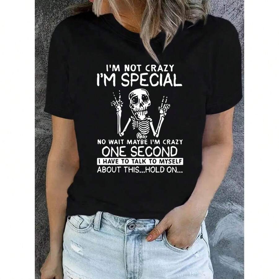 Women T-Shirts - Black - View 1