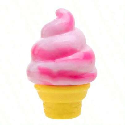Gradient Ice Cream Squishy Toy Slow Rise Stress Relief Sensory Fidget Toy Soft Anti-Anxiety Squeeze Toy Cute Kawaii Dessert Model Decompression Toy Adults Office Desk Travel Party Favor Gift