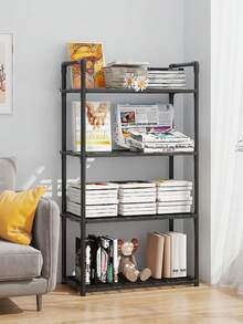 Multi-Layer, Multifunctional Simple Storage Rack, Suitable For Kitchen/Bathroom/Living Room/Entrance Door Storage Rack, For Microwave/Kitchen Appliances/Pots, Dishes, And Bathroom Supplies Storage. - Multicolor - View 4