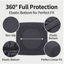 Bộ 2/3/4 tấm bọc ghế sofa co giãn, thân thiện với thú cưng, phù hợp với sofa 1/2/3 chỗ ngồi, sử dụng được quanh năm, có thể giặt máy, thích hợp cho phòng khách gia đình. - Hồng - Xem 6