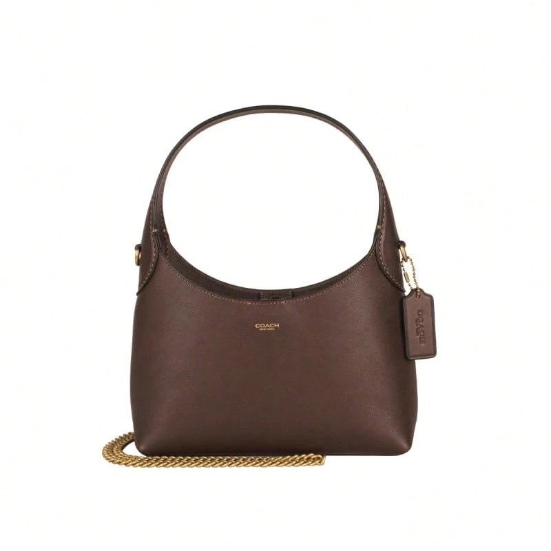 Coach Brooklyn 女士单色斜挎包 CW614B4MPL - 楓樹棕色CW614B4MPL - 查看 1
