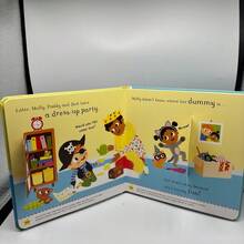 耐用、结实、小巧的忙碌学习材料，非常适合学习英语。互动漫画色彩鲜艳，插图生动有趣，可折叠页面设计，阅读乐趣无穷。 - 彩色 - 查看 8