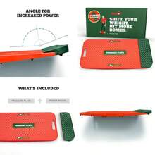 WHYGOLF - Placa de presión para mejorar el juego de golf tabla de equilibrio de cambio de peso ayuda para la enseñanza y entrenamiento de golf para equipos de práctica de club - naranja verde Orange Green - Ver 1