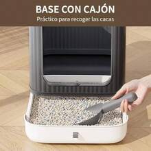 Cat Litter Box - Gray White - View 6