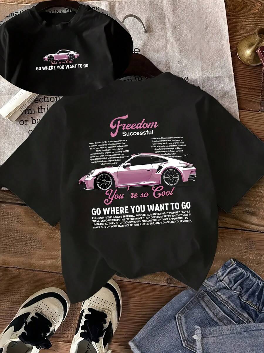 Women T-Shirts - Black - View 1