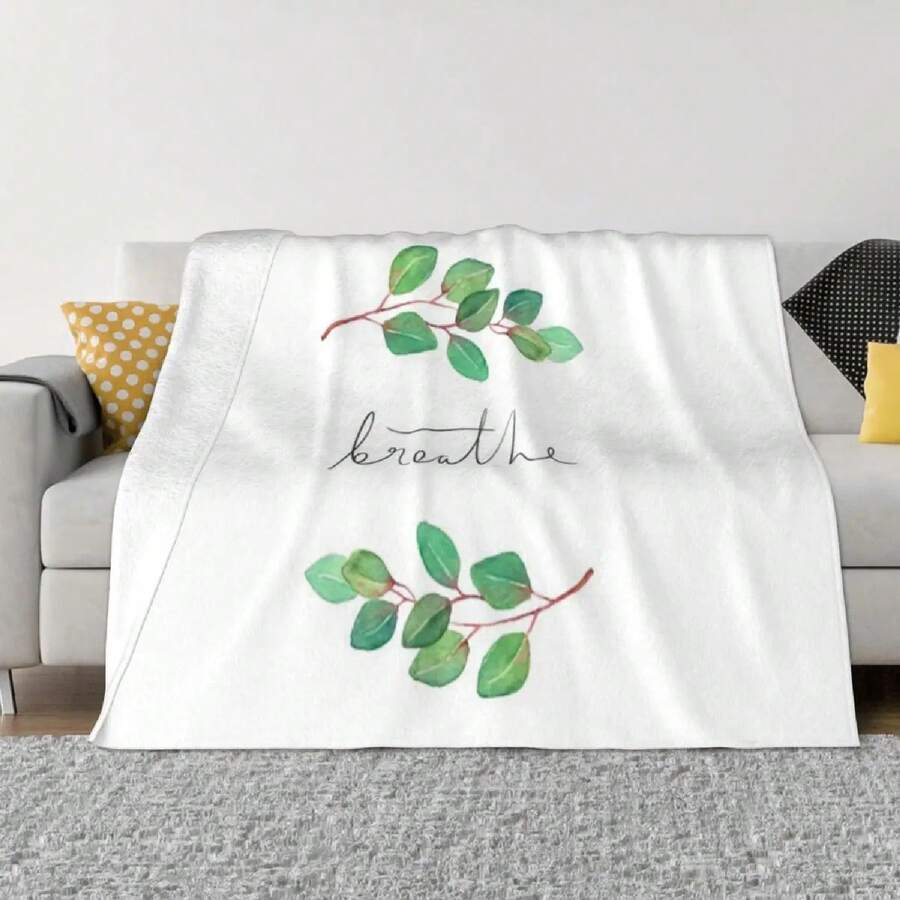 Breathe An Ultra-Soft Micro Fleece Blanket - 1 - View 1