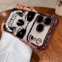 2026Una funda para teléfono - Funda de teléfono con diseño de calavera terrorífica: Una cubierta trasera suave y resistente a los golpes diseñpara ser compatible con 17, 16, 15, 14, 13, 12 y 11 Pro. - Multicolor 3 - Ver 11