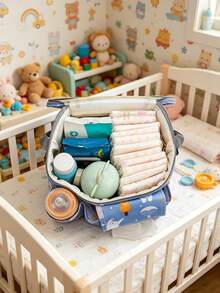 Túi treo xe đẩy đa năng, túi cho mẹ, túi đựng đồ cho bà bầu và em bé, túi đựng tã và bình sữa. - Nhiều màu - Xem 2