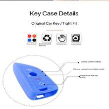 Vỏ bọc chìa khóa silicon phù hợp cho BMW 7 Series 740Le, 6 Series, 5 Series, 3 Series, Plug-In Hybrid, 1 Series, 2 Series, Vỏ bọc chìa khóa, Màu đen, Đỏ đậm, Hồng, Cam, Vàng, Xanh lá nhạt, Xanh lá táo, Xanh lá cây phát quang, Xanh biển, Xanh da trời, Xanh phát quang, Tím, Trắng xám, Trắng, Xanh xám, Xám đậm, Bán trong suốt, Xanh khủng long, Xanh dương 2768C, Hồng cam, Xanh lá 351U, Xanh kaki, Xanh khói, Xanh hải quân, Nâu, Xanh đậm - Nhiều kiểu dáng - Xem 4