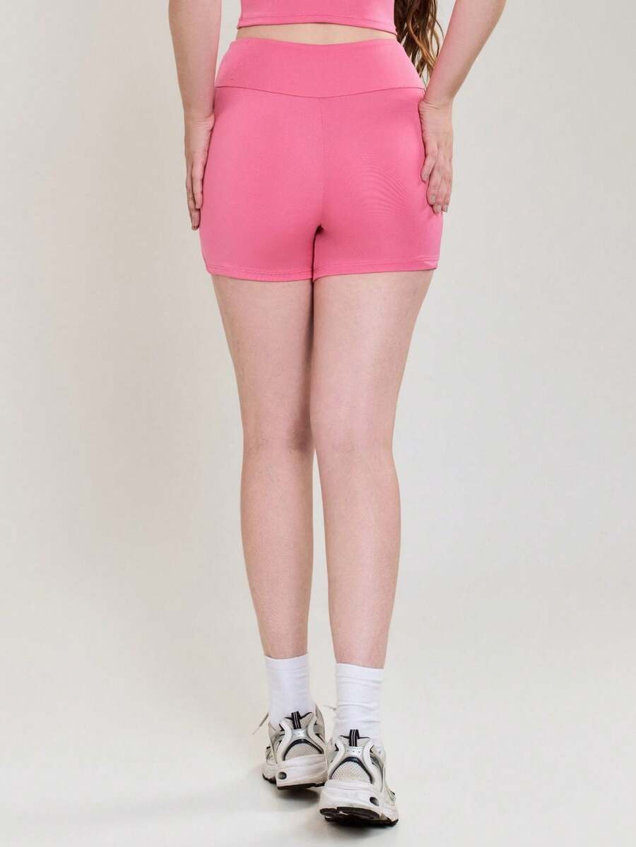 Fitness Bermuda Shorts With Pockets 11295 - Rosa - Ver 1