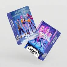 1Box K-Pop D-Emon Hunter Themed Card Set Value Pack Anime Character Trading Cards For Party Family Night Collectible Gift Random Style - Multicolor - View 3