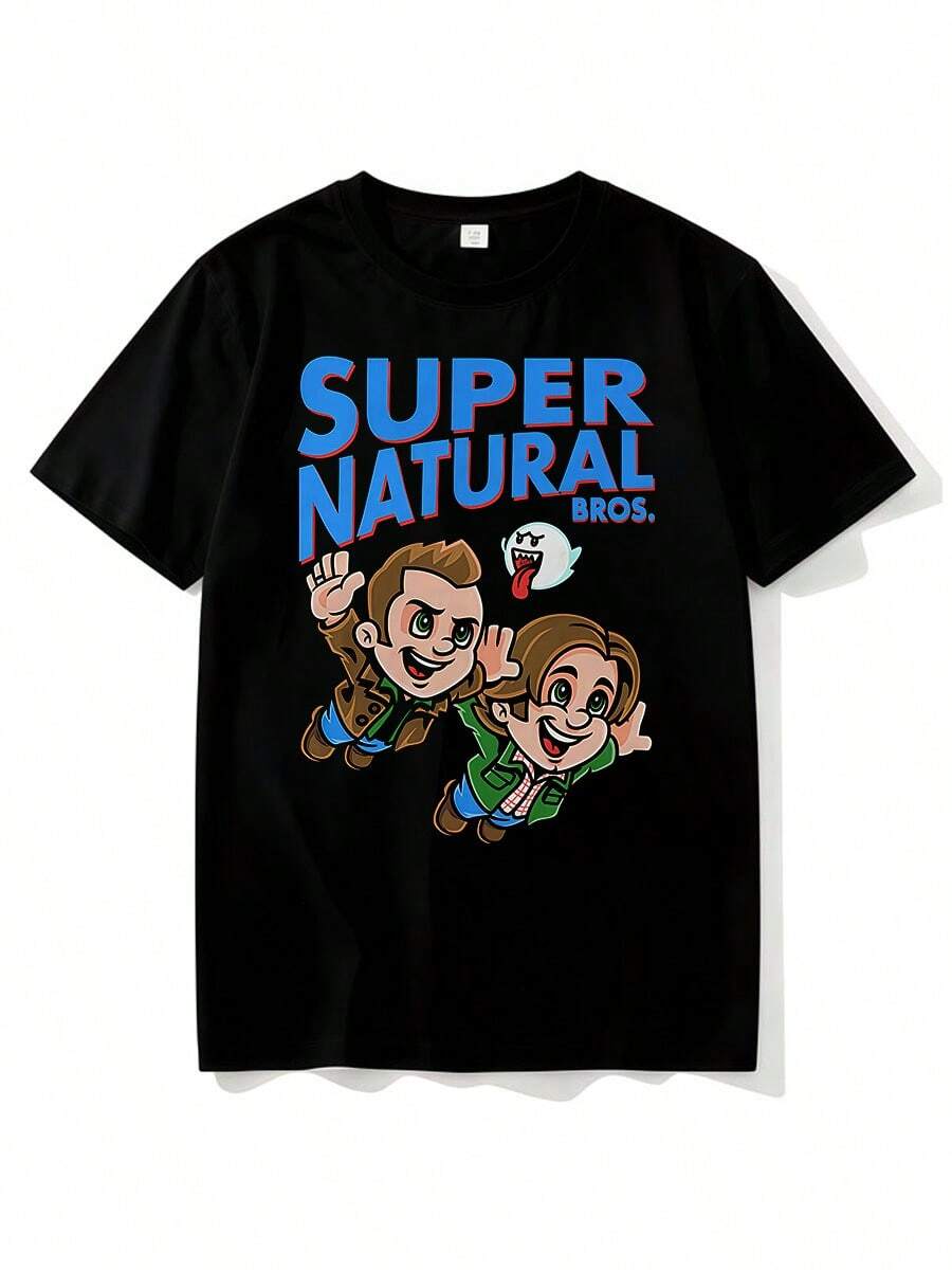 Carry On My Wayward Son T-Shirt, Winchester Family Business T-Shirt - Black - View 1