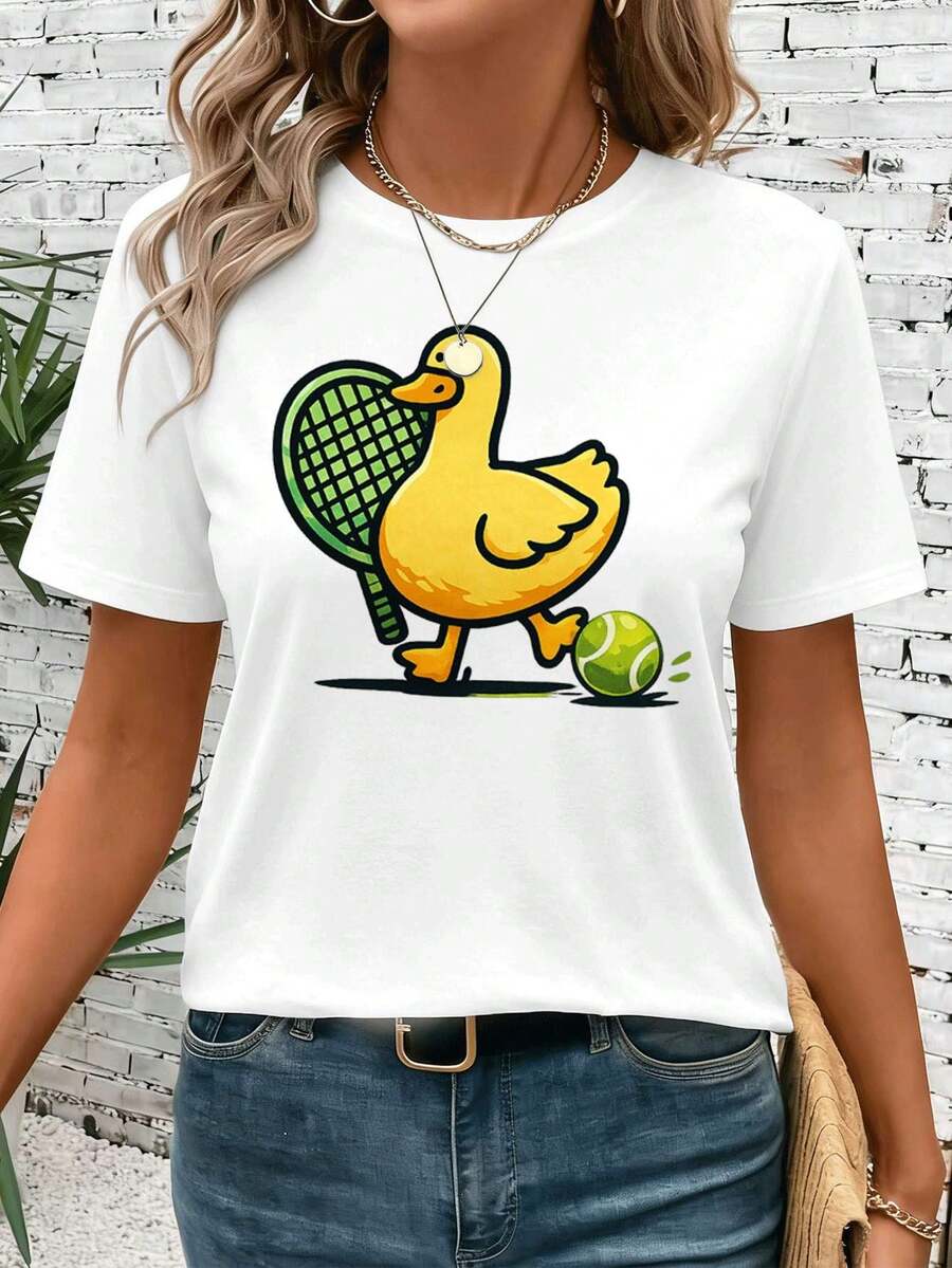Women T-Shirts - White - View 1