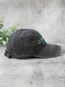 Gorra de béisbol para hombres - Negro - Ver 3