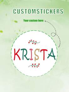 30-1000pcs 3cm/4cm/5cm Personalized Handmade Round Stickers, Custom Round Labels For Gift Packaging, Envelopes, Boxes - Polypropylene - Round - View 1