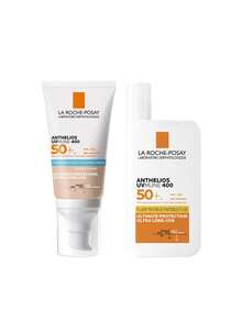 La Roche-Posay 【套装】安德烈UVMune 400 有色防晒霜 SPF50 50毫升 + 安德烈UVMune 400 无香型防晒乳液 SPF50+ 50毫升 - 白色 - 查看 1