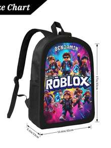 ,Large Oxford Fabric Backpack, Adjustable Capacity Backpack, Lightweight School Backpack For Students - Black - View 5