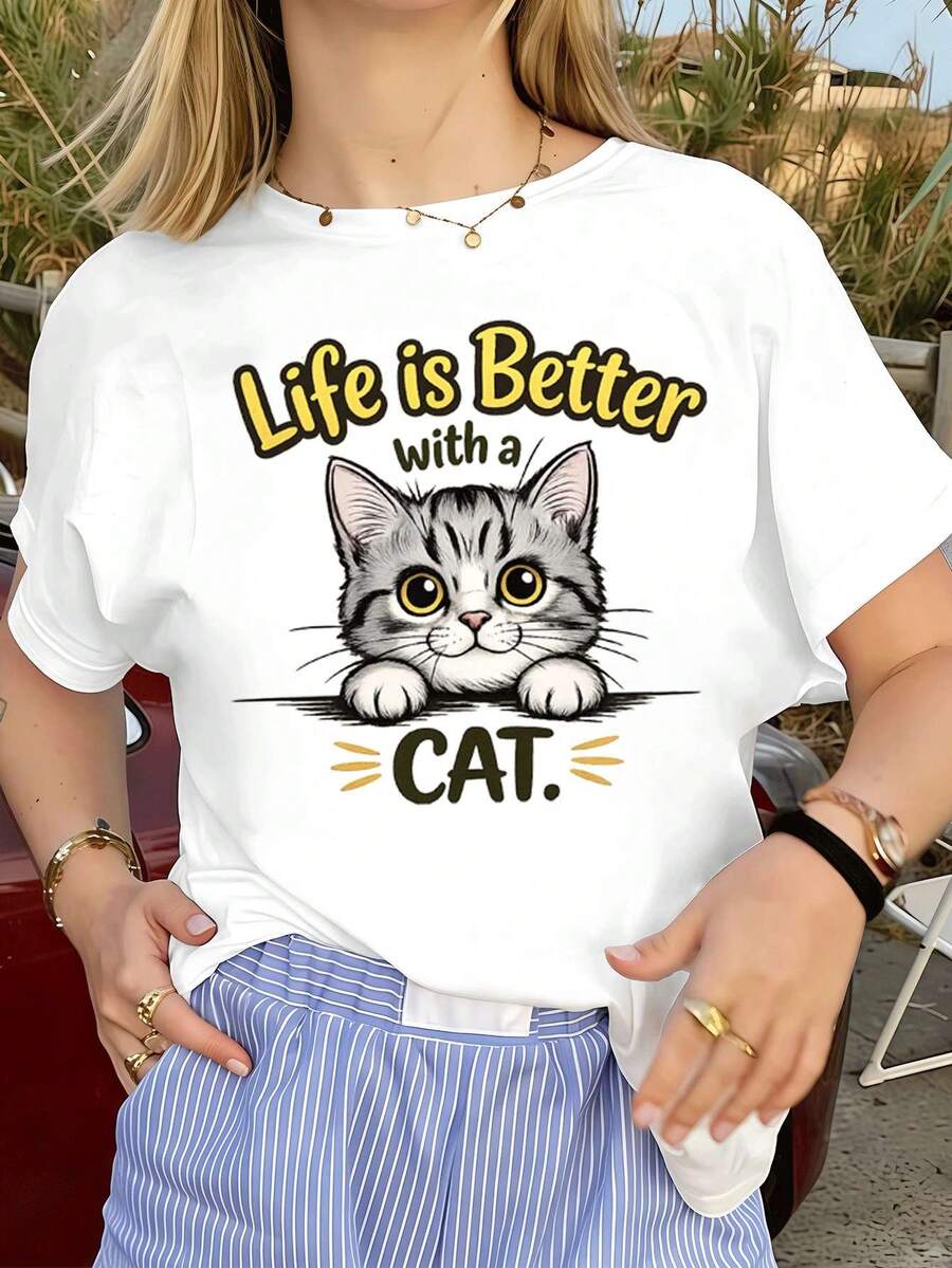 Women T-Shirts - White - View 1