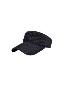 1pc Unisex Thickened Hard Top Sun-Proof Casual Solid Color Baseball Cap - Newsboy Cap - View 3