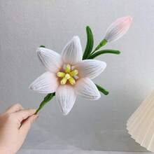 2/4/6/8支人造百合花，仿真百合花束，适用于家居插花、香氛花束、花店用品、INS风格装饰、自然花束、家居装饰、桌面装饰、婚礼中心摆件、春夏派对及节日装饰（母亲节、复活节、感恩节） - 彩色 - 查看 23