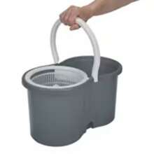 360° Spin Mop AndBucke Set For Home, Wet Dust Mop For FloorCleaning With 4 Mop Heads - A - View 6