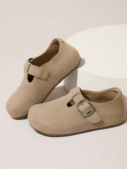 CAMEL CROWN Women's Spring Slip-On Retro Closed-Toe Birkenstocks, Mary Jane Flat Shoes