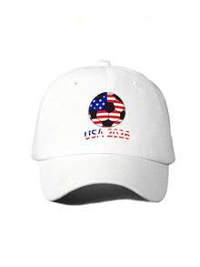 1 chiếc mũ lưỡi trai thường ngày unisex, mũ bóng chày vành rộng đa năng mùa xuân in chữ, mũ thời trang đường phố phù hợp cho du lịch, tham quan, nghỉ mát biển. - Nhiều màu - Xem 9