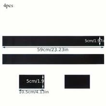 Durable Polyamide Car Trunk Storage Strap, Adjustable Nylon Loop Strap For Fire Extinguisher, Secure Car Accessory - Black - View 4