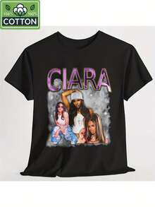 Women T-Shirts - Black - View 1