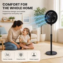 Pedestal Fans - Black - View 5