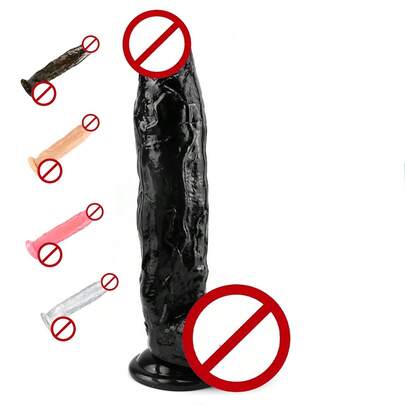 30cm/11.81inch Silicone Suction Realistic Dildo, G-Spot Vaginal Massager, Female Masturbator, Anal P-Spot Stimulator, Adult Sex Toys For Men Women