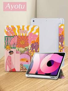 Ayotu 1 chiếc ốp bảo vệ máy tính bảng họa tiết da báo và cô gái, phù hợp với iPad Air 8 (M4) 2026 (11/13 inch), thế hệ thứ 10, 11/Air thế hệ thứ 4/Air thế hệ thứ 7/9.7 inch, Galaxy Tab A9 Plus, Kindle (thế hệ thứ 11 - ra mắt năm 2024) (6 inch), Kindle Paperwhite thế hệ thứ 12 2024, một món quà Giáng sinh thời trang và tối giản. - Nhiều màu - Xem 4