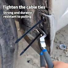 Multifunctional Thickened Nylon Self-Locking Cable Ties, Multiple Sizes And Quantities Available, Strong Wear-Resistant Secure Buckle, Convenient And Effort-Saving Binding And Fixing, Suitable For Automotive, Home Decor And Office Use, Practical And Versatile Storage Accessory - Black Threaded Cable Tie - View 9