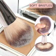 MAANGE Brochas de Maquillaje Kit 18 Piezas Profesional Sintéticos de Alta Calidad Set de Brochas para Maquillaje Rubor Brocha Sombras para OjosandFacial Kabuki - Champn - Ver 3