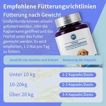PC Petclear Petclear Lachsöl-Kapseln für Hunde & Katzen – 80 Stück | Reich an Omega-3 (EPA/DHA) | Für glänzendes Fell & gesunde Haut | Unterstützt Gelenke & Vitalität | Für alle Altersstufen - G - Übersicht 14