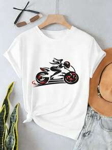 Women T-Shirts - White - View 2
