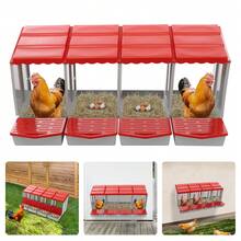 Poultry And Livestock Cages & Accessories - Red + Gray - View 7