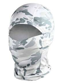 1/2pcs Unisex Balaclava Hat, Solid Color & Printed Combination, Single Hole Ski Mask, Outdoor Cycling Sun Protection Dust-Proof Cap, Suitable For Daily Wear,Beach,Holiday - Style J - View 5
