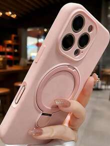 Ốp lưng silicon mềm bảo vệ có nam châm, sạc không dây cho iPhone 17 Air 17 16 15 14 13 12 11 Pro Max 16e - Hồng - Xem 2