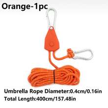 1pc Heavy-Duty Iron Pulley Ratchet Rope Clamps - Universal Tent Lifting Lanyard With 150 Lb Load Capacity - Ideal For Plant Tent Light Hanging - Multicolor - View 10