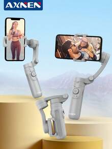 AXNEN Phiên bản nâng cấp! Bộ ổn định gimbal 3 trục gập gọn HQ3 2026 mới, gimbal cầm tay đa góc xoay tự do cho video, chụp ảnh, selfie, vlog và livestream mượt mà - Bộ ổn định máy ảnh tương thích với tất cả điện thoại Android/IOS. - Nhiều màu - Xem 2