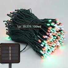 1件裝 太陽能 LED 串燈 22.97ft/39.37ft/78.74ft 8種模式 暖白色/白色/多色 適用於花園/庭院/樹木/節日/派對/室內裝飾 - 燈串 - 查看 27