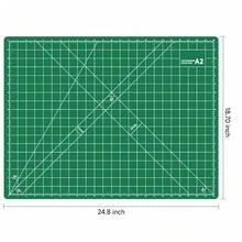 Self Healing Cutting Mat 18"X24", A2, Rotary Fabric Cutting Mat For Sewing, Quilting, Crafts & DIY, Double Sided Green - Green - View 3